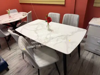 5pc sintered stone dining set on sale , View more