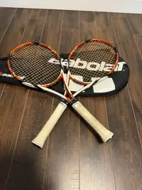 TWO WILSON TENNIS RACQUETS - PRICE IS FIRM