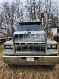 1985 Ford LTL 9000 & 2003 Custom 4 Axle End Dump 