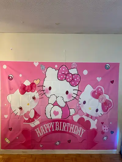 hello kitty backdrop , View more