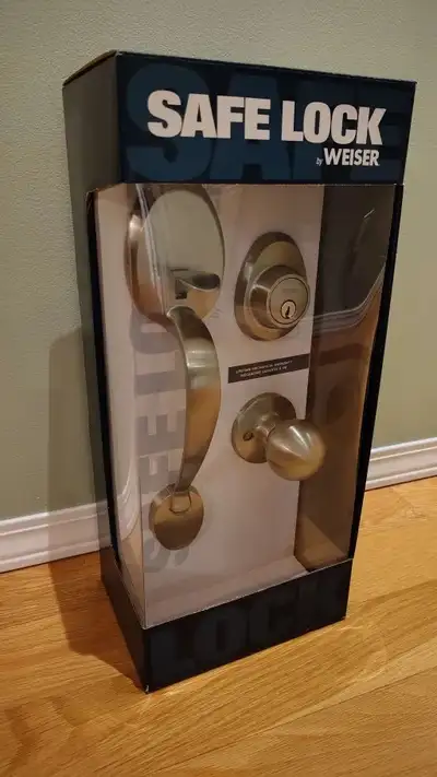 **Brand new - still in packaging** *Price negotiable Features: • For use on exterior doors where key...