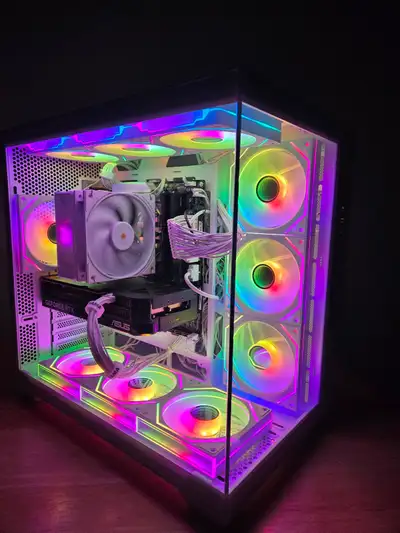 High end White ARGB Gaming PC - Core Ultra 5 245KF+RTX 5070, View more