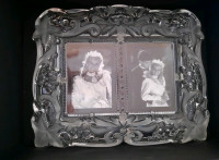 Vintage glass double frame