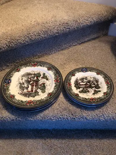 GENUINE ROYAL STAFFORD CHRISTMAS PLATES, View more