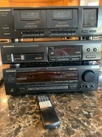 Vintage Pioneer Stereo System with Remote