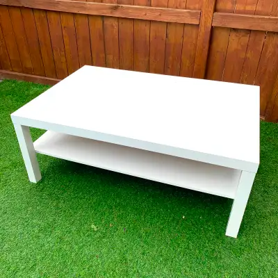 Coffee Table Living Room Table Storage Table White Furniture, View more