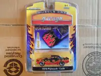 1:64 Greenlight  MCG Up In Flames Series 1 1970 Plymouth Cuda