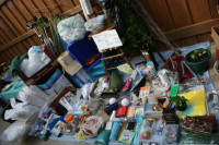 GARAGE SALE and FLEA MARKET School Supplies, Antiques to Kitchen