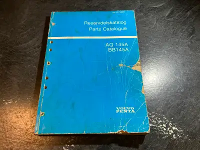 Volvo Penta AQ145A, BB145A Parts Catalogue 2.3L 4 Cylinder, View more