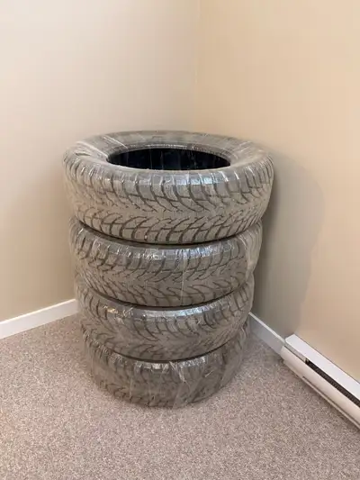 Set of 4 winter tires for sale. Purchased new from Kal Tire Whitehorse in December 2025 and driven o...