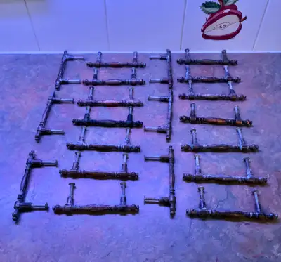 VTG METAL DRAWER/CABINET PULLS- 20 pcs, View more