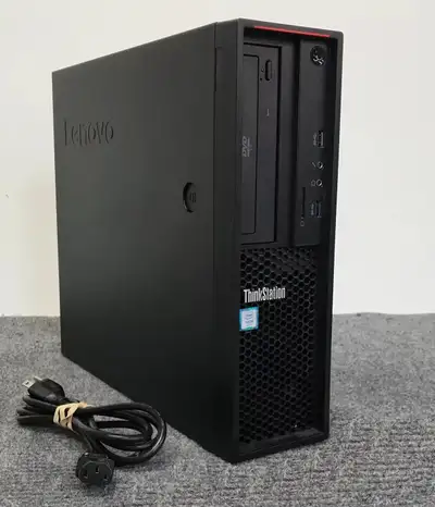 Lenovo ThinkStation P310 Desktop Xeon E3-1240 8GB RAM 256GB SSD, View more