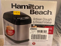 Still available-NEW Hamilton Beach Bread Maker