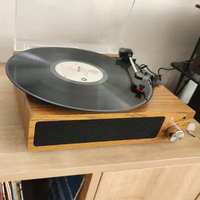 NEW Turntable All in One with Speakers Aux RCA Out, View more