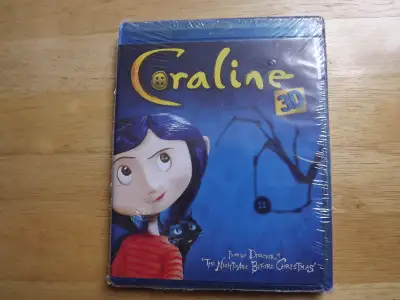 "Coraline" 3D Blu-ray + DVD (Sealed) I have for sale "Coraline" 3D Blu-ray + DVD (Factory-Sealed) in...