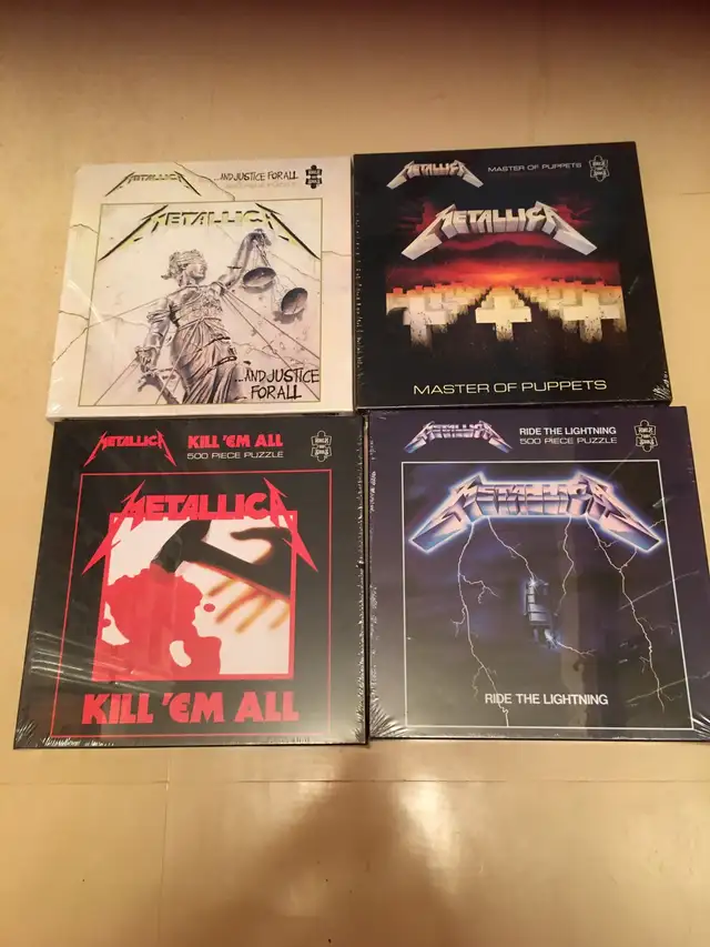 Record Album Vinyl LP-JIGSAW PUZZLES-METALLICA-$45.00 EACH in Other in City of Toronto - Image 2