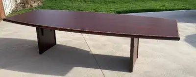 Slightly used conference table 10ftx4ft Wife won’t allow in house Make an offer