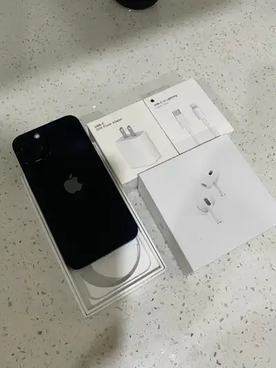iPhone 14 256gb **Airpods/Adapter/Delivery**, View more