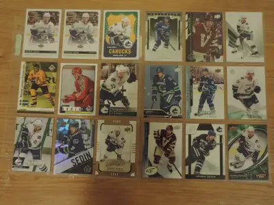 Henrik Sedin Hockey Cards - 30 Total $5 for everything in pictures Message with any questions Check...
