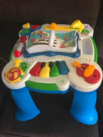 Leap Frog Musical Learning Table for Babies & Toddlers. Several learning games to keep your little o...