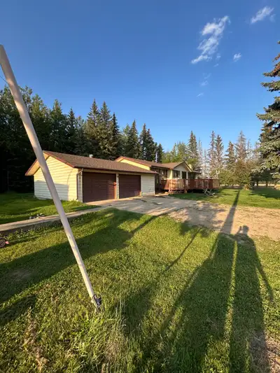 4+1 bedroom house. Horse stalls and a well in the barn. Located North of Athabasca Putting this ad o...