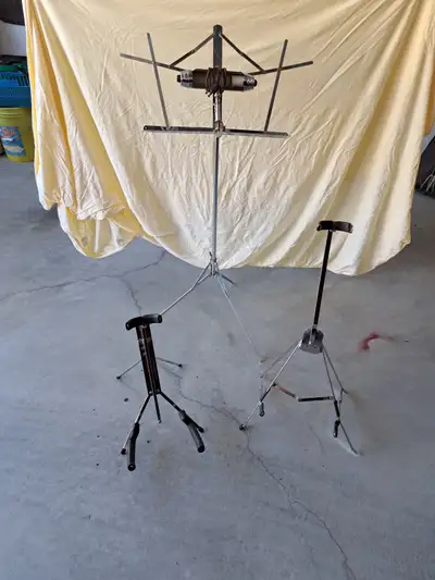 Sheet Music and Guitar Stands, View more