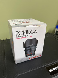 Sony E-mount full frame Rokinon lens
