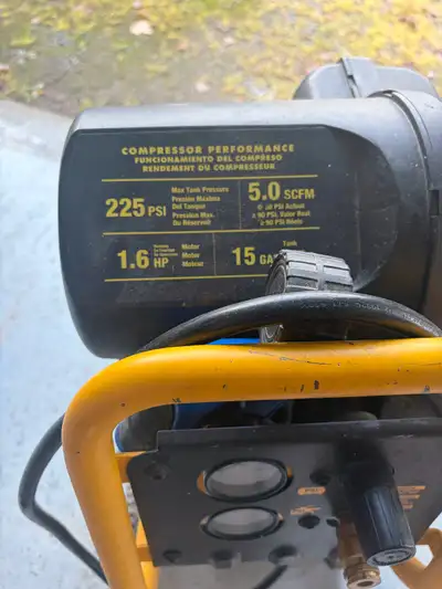  deWalt air compressor 15 gallon , View more