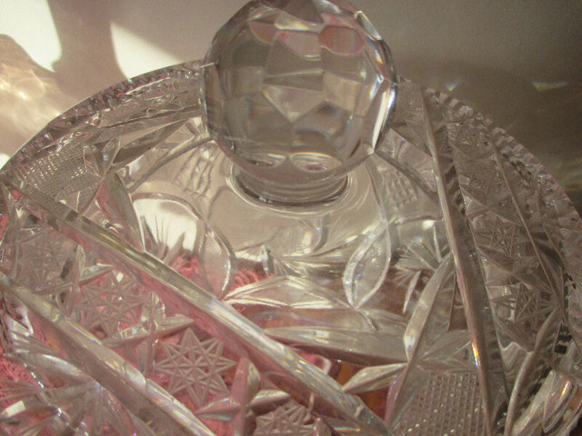 Pinwheel Crystal Biscuit Barrel in Other in Fredericton - Image 2