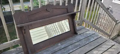 Antique Buffet/ Fireplace Mantle top, View more