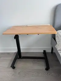 Laptop/ bedside table desk rolling