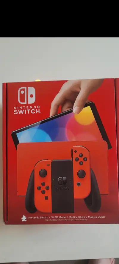 Nintendo Switch Oled Mario Rouge Édition + 5 jeux, View more