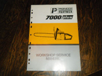 Pioneer Partner 7000 plus Chain Saw  Workshop  Service Manual
