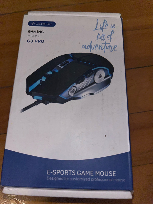 Lenrue gaming mouse G3 pro/souris de jeu avec fil dans Autre  à Ville de Montréal - Image 4