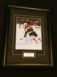 Adam Oates Autographed Philadelphia Flyers 8x10 Framed
