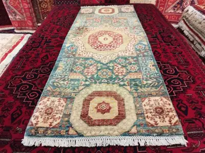 Handmade woollen Runner rug , View more