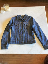 Like new - Vintage Y2K Jean Jacket (size XS), dark denim