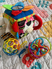 Assorted infant toys (Melissa &Doug and Infantino)