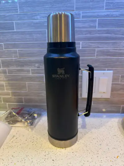 This Stanley bottle is brand new, never used before. Pickup on Worsley Road in Stoney Creek.