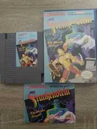 *Rare* Frankenstein for Nintendo NES in Rental Case