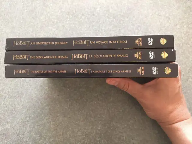 The Hobbit 1 2 3 Trilogy DVD Unexpected Journey Smaug 5 Armies63347536916865122