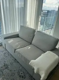 IKEA KIVIK Loveseat Gray Sofa 