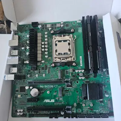 ryzen 5 7600 +Asus b650m motherboard  + ddr5 16gb, View more
