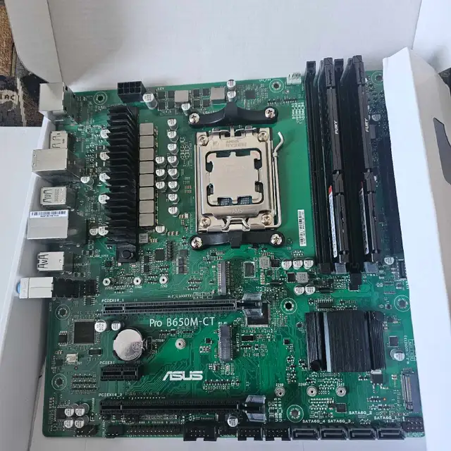 ryzen 5 7600 +Asus b650m motherboard  + ddr5 16gb in System Components in Gatineau - Image 2