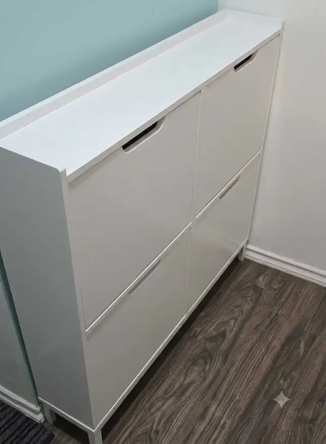 Elegant Narrow Shoe Storage Cabinet