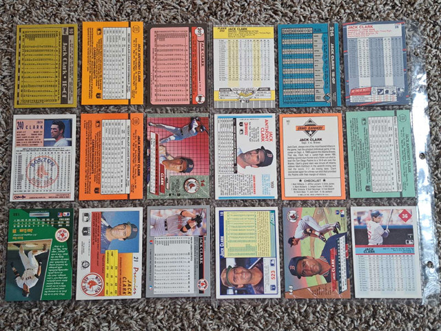 Jack Clark Baseball cards  in Arts & Collectibles in Oshawa / Durham Region - Image 2