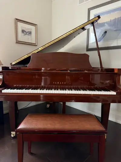 Excellent condition. Yamaha baby grand piano. Regularly tuned and played. Made in Japan. Rare find.