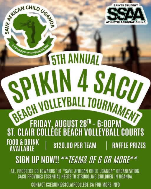 5th Annual Spikin for SACU Beach Volleyball Tournament