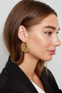 Gold Hoop Earrings Waterproof