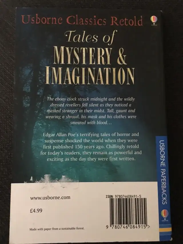 Usborne Classics: Tales of Mystery & Imagination62863729287939121